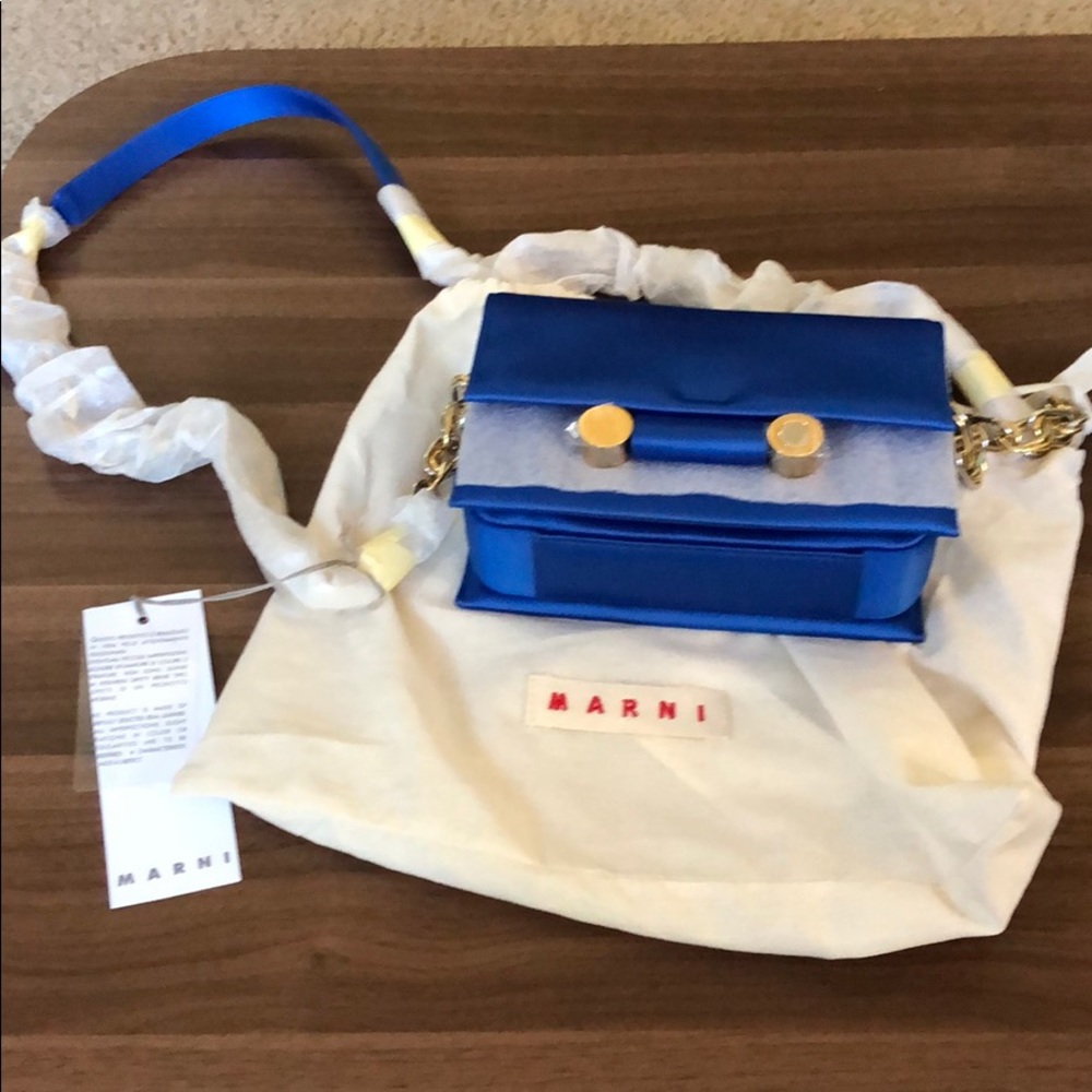 Marni caddy satin bag